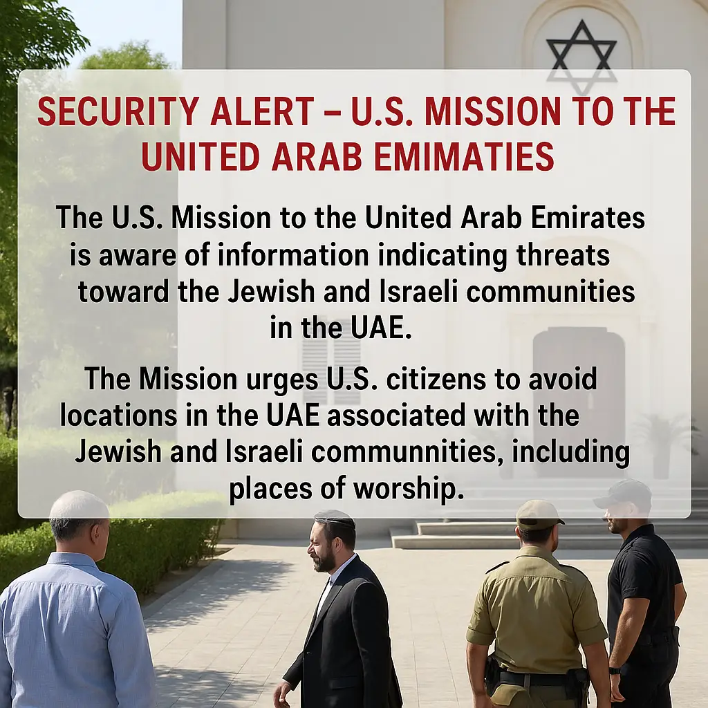 United Arab Emirates Security Alert (August 8, 2025)