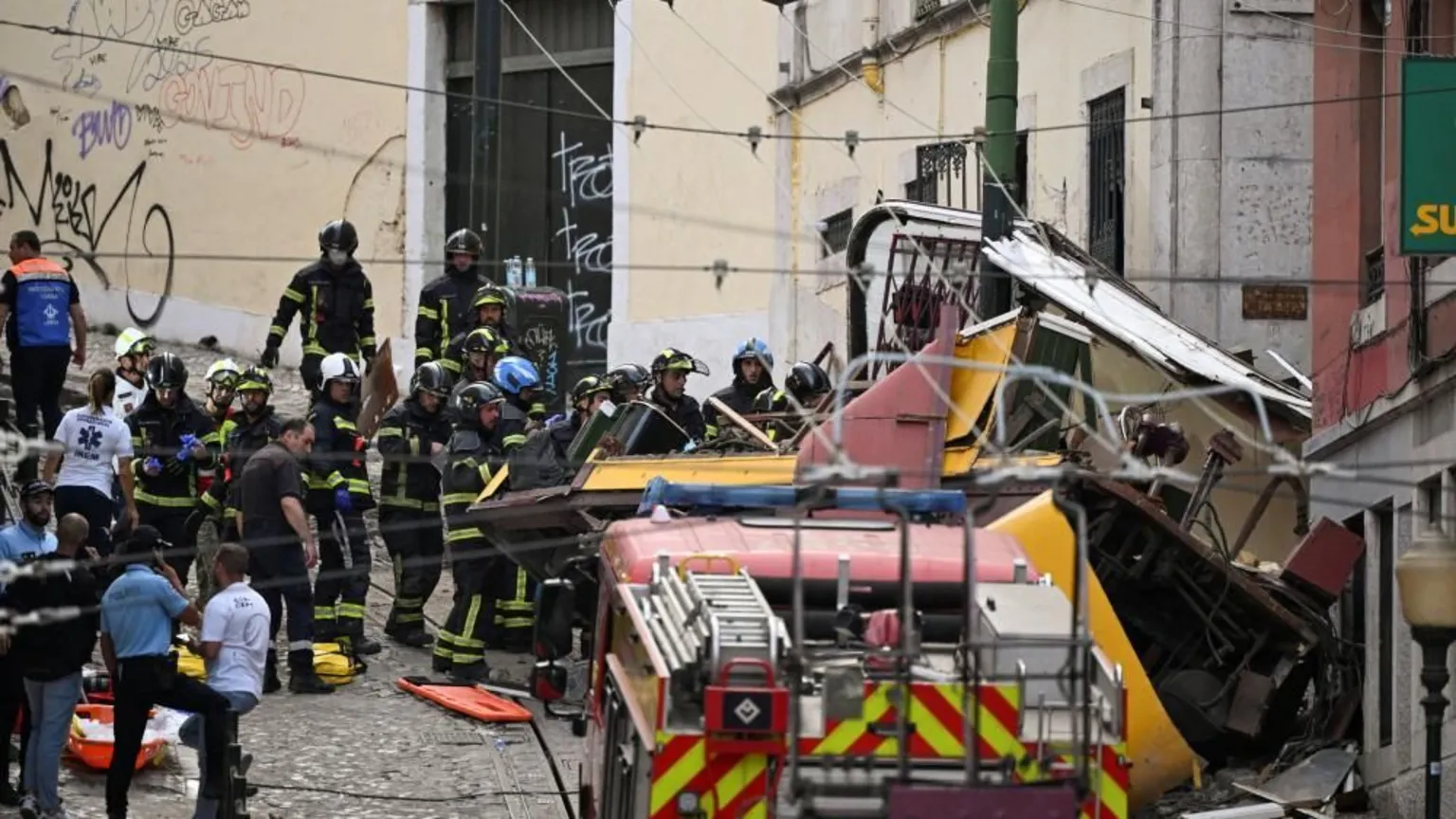 Lisbon in Shock After Funicular Crash Leaves 15 Dead